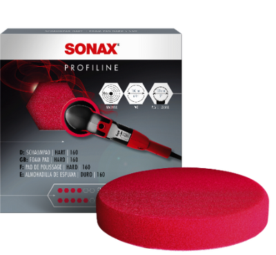 SONAX Polerskive Rød Ø160 Grov