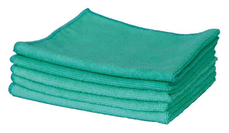 MaxShine Microfiberklud 300 GSM 40x40cm Grøn 5 stk