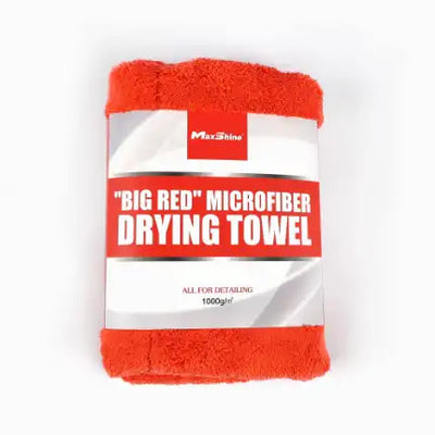 Maxshine Big Red mikrofiberhåndklæde 50x70cm 1000GSM - GreenGoing