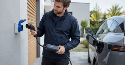Sådan forbinder du en bærbar EV-lader til enhver CEE-stikdåse