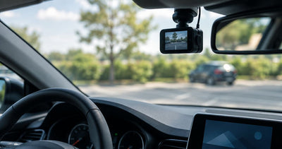 Kan et dashcam optage, mens bilen er parkeret og slukket?