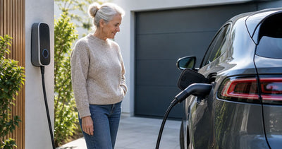Kan en mormorlader lade en elbil lige så hurtigt som en hjemme-wallbox?