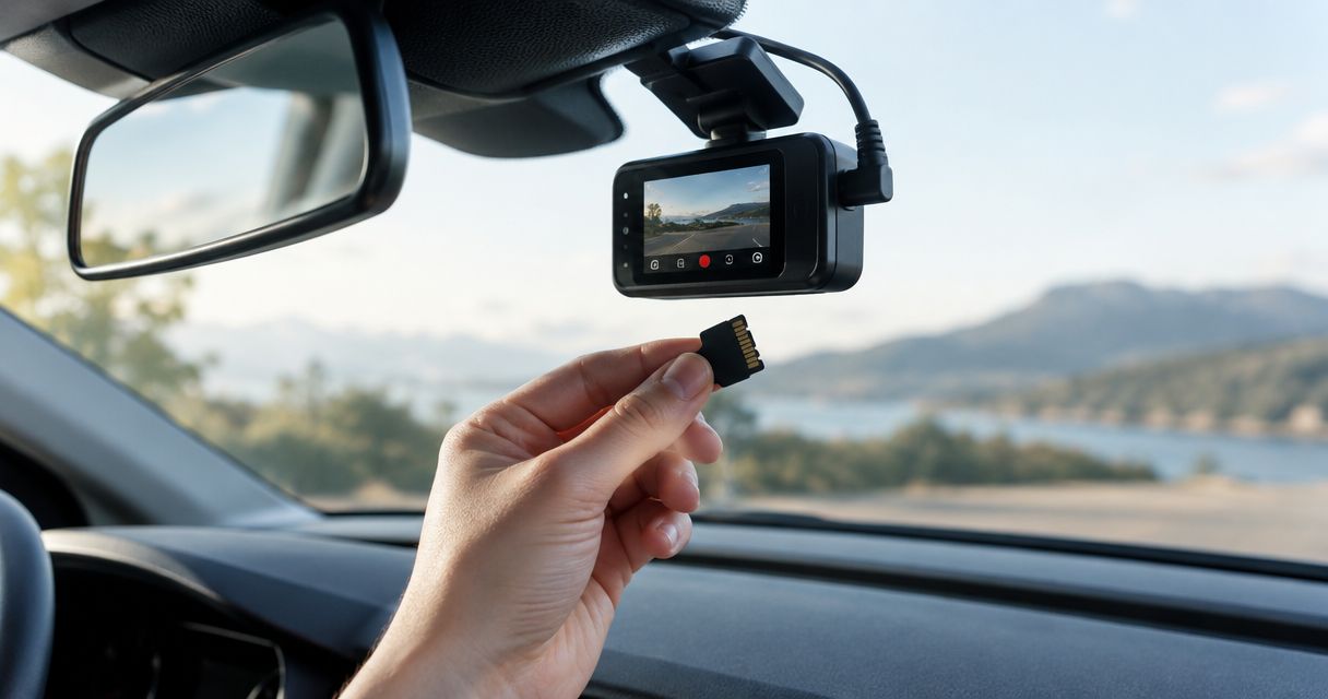Hvor meget SD-kortplads behøver et dashcam pr. dag?