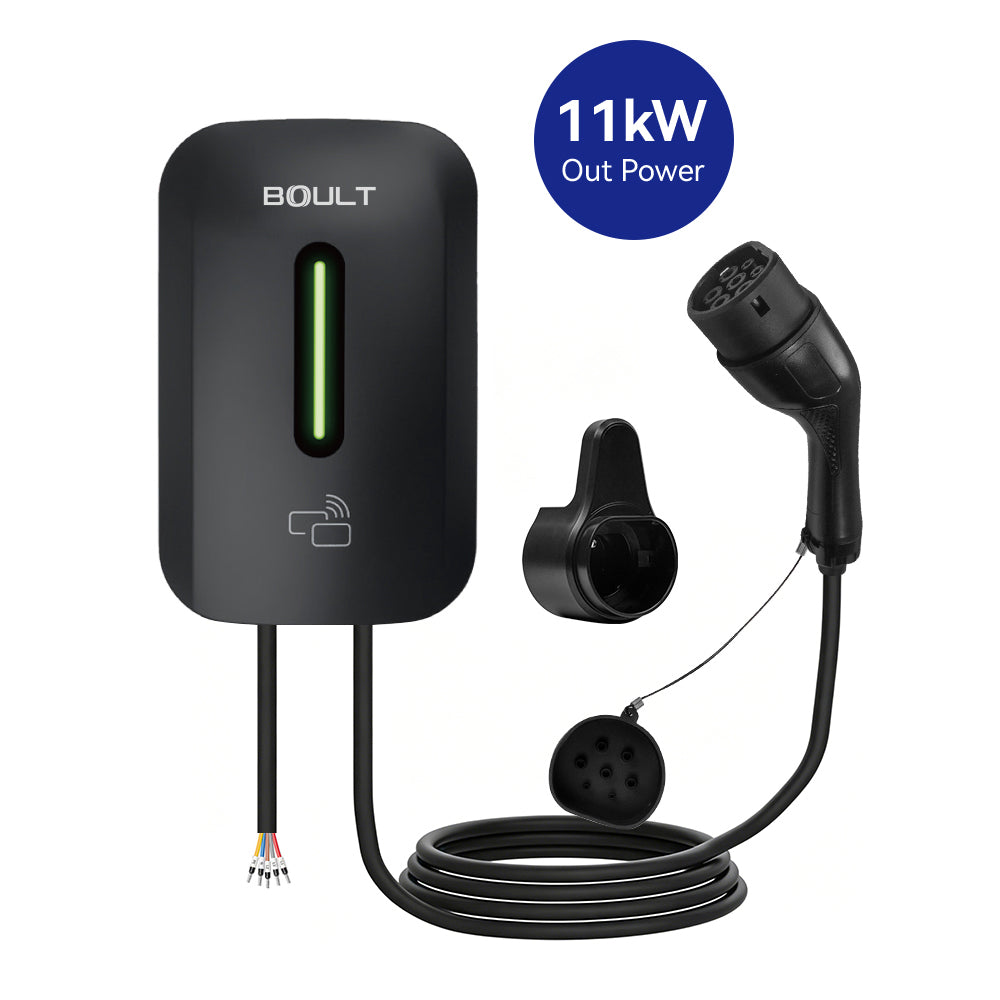 Boult WP04 Wallbox: 11kW (3-faset) | Mat sort