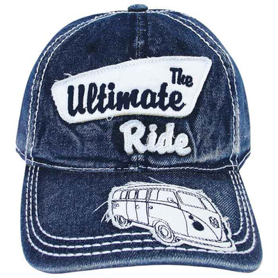 Cap - One size, blå, VW T1 bus
