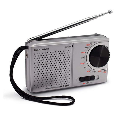 Caliber Bærbar FM Lommeradio (HPG311R)