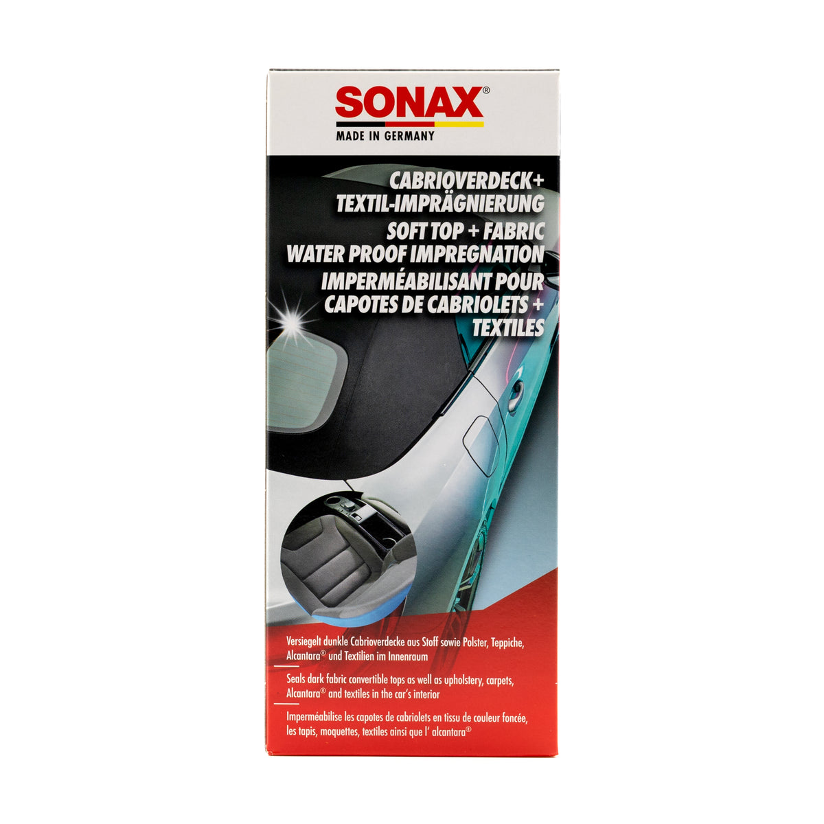 SONAX Cabrioletkaleche + Tekstilimprægnering 250ml