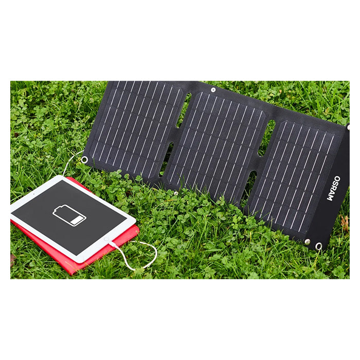 Osram 20W Solpanel Oplader (USB-C/A)
