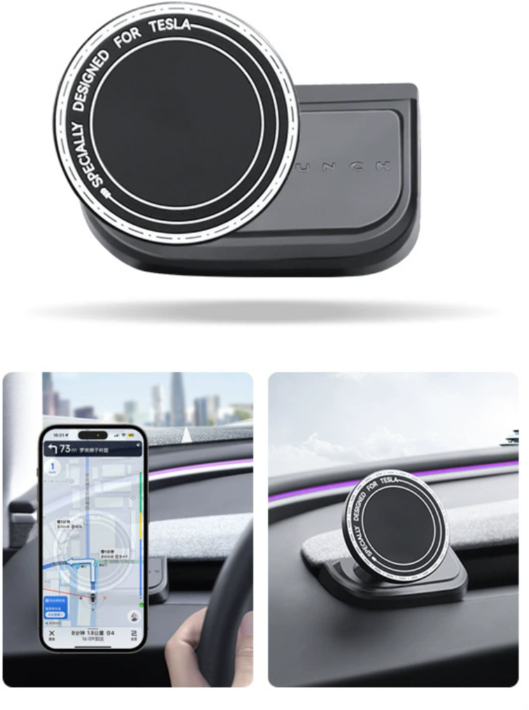 Dashboard Telefonholder: Tesla Model 3 Highland & Model Y Juniper