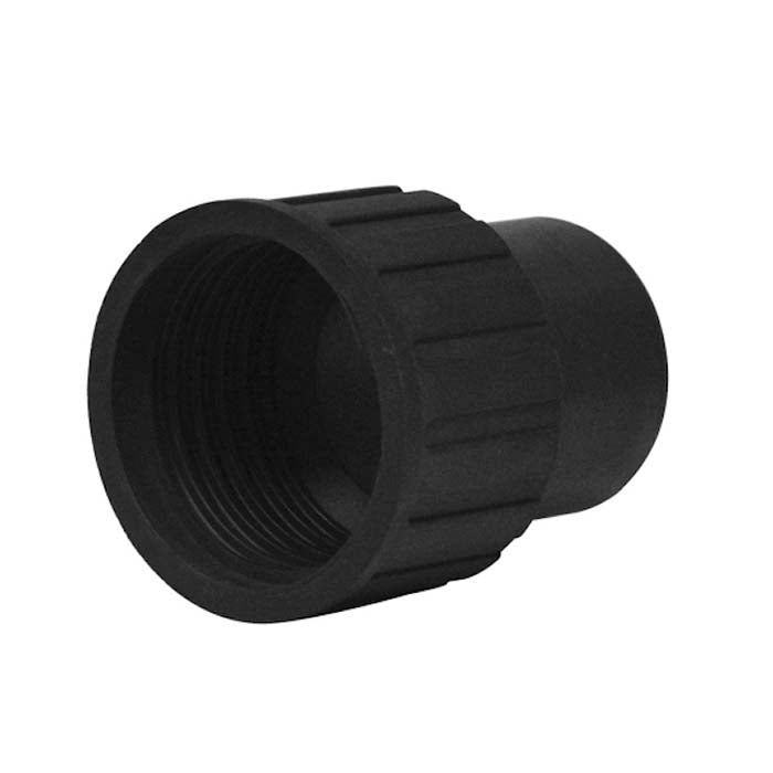 Rubber threaded terminal for hose Ø:38 mm