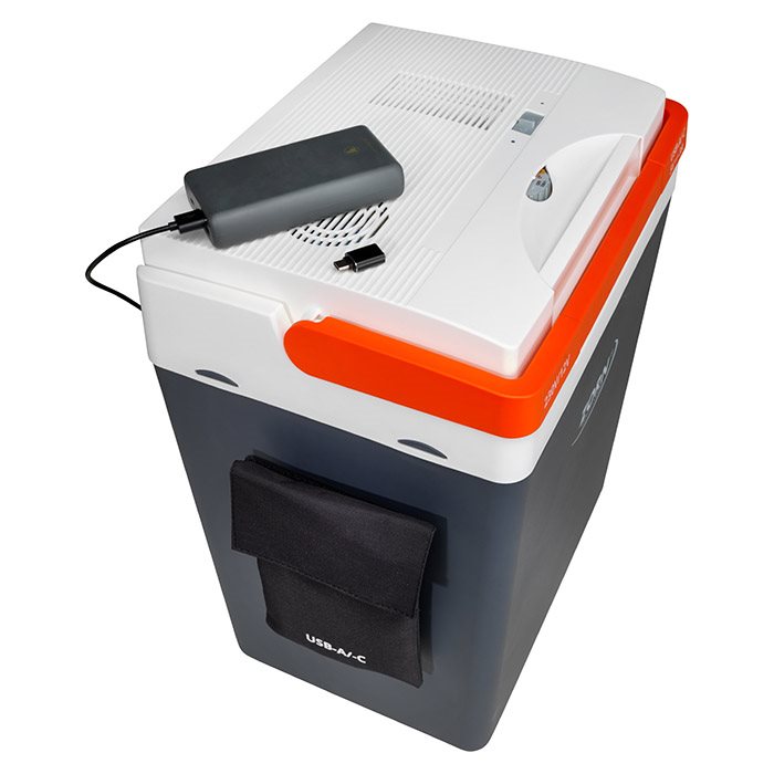 ZORN 30L elektrisk køleboks 12/230V og USB tilslutning