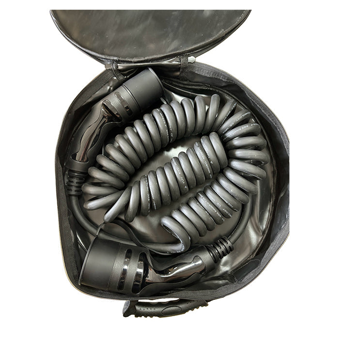 Spiral ladekabel til elbil, Type 2, 3-faset - GreenGoing