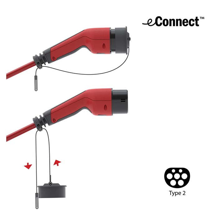 eConnect ladekabel MODE3 – T2, 7,5m, 3-faset 20A (2)