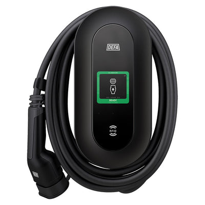 DEFA Power ladestation 22 kW med vægbeslag og 6 m kabel
