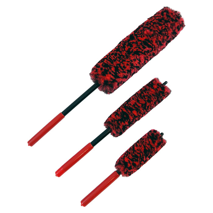 Fælgbørstesæt i mikrofiber - 3 stk.