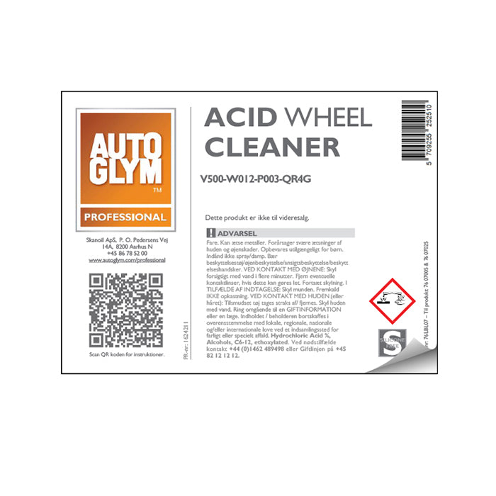 Label Autoglym Acid Wheel Cleaner