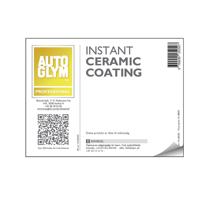 Label Autoglym Instant Ceramic Coating