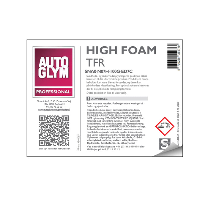 Label Autoglym High Foam TFR
