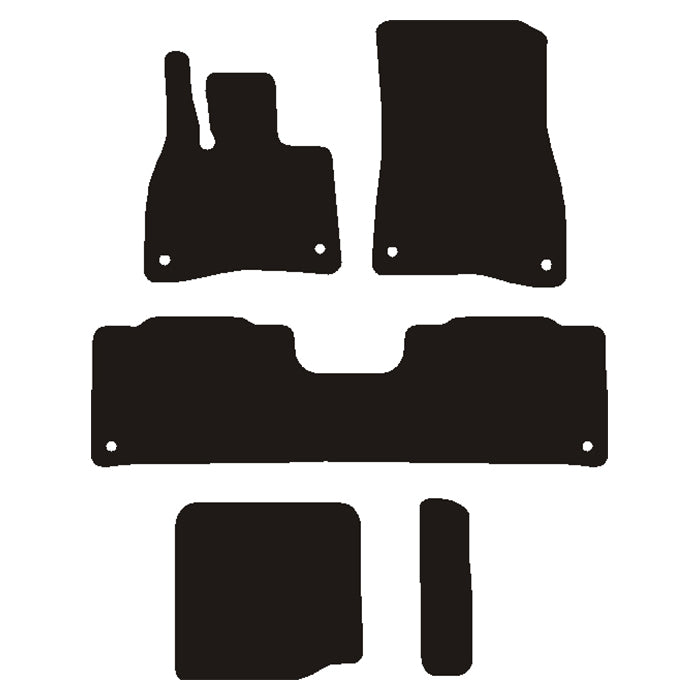 Måtter Mercedes EQS SUV (X296) 7P 2022-