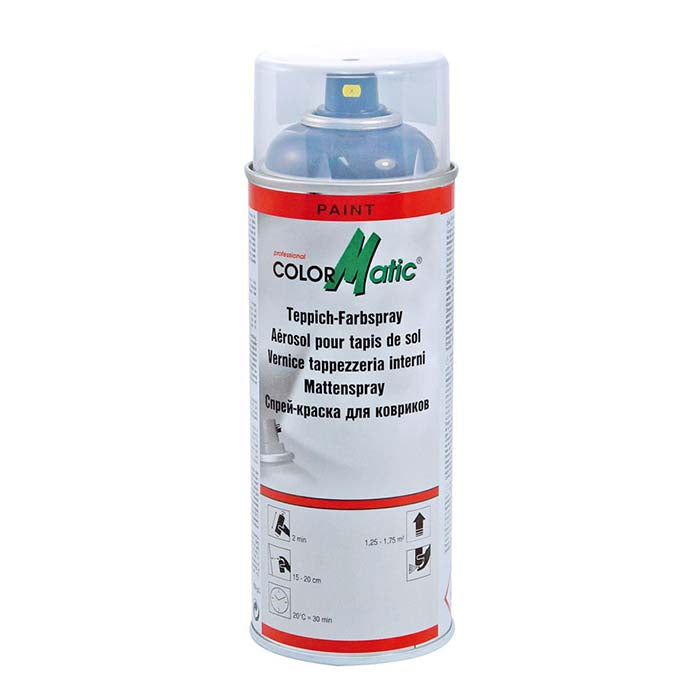 ColorMatic Tekstilspray sort til bundmåtter 400ml.