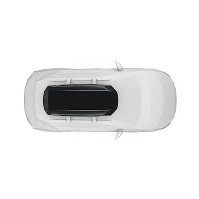 Thule Pulse 2 L Black Aeroski  - Sort tagboks (4)