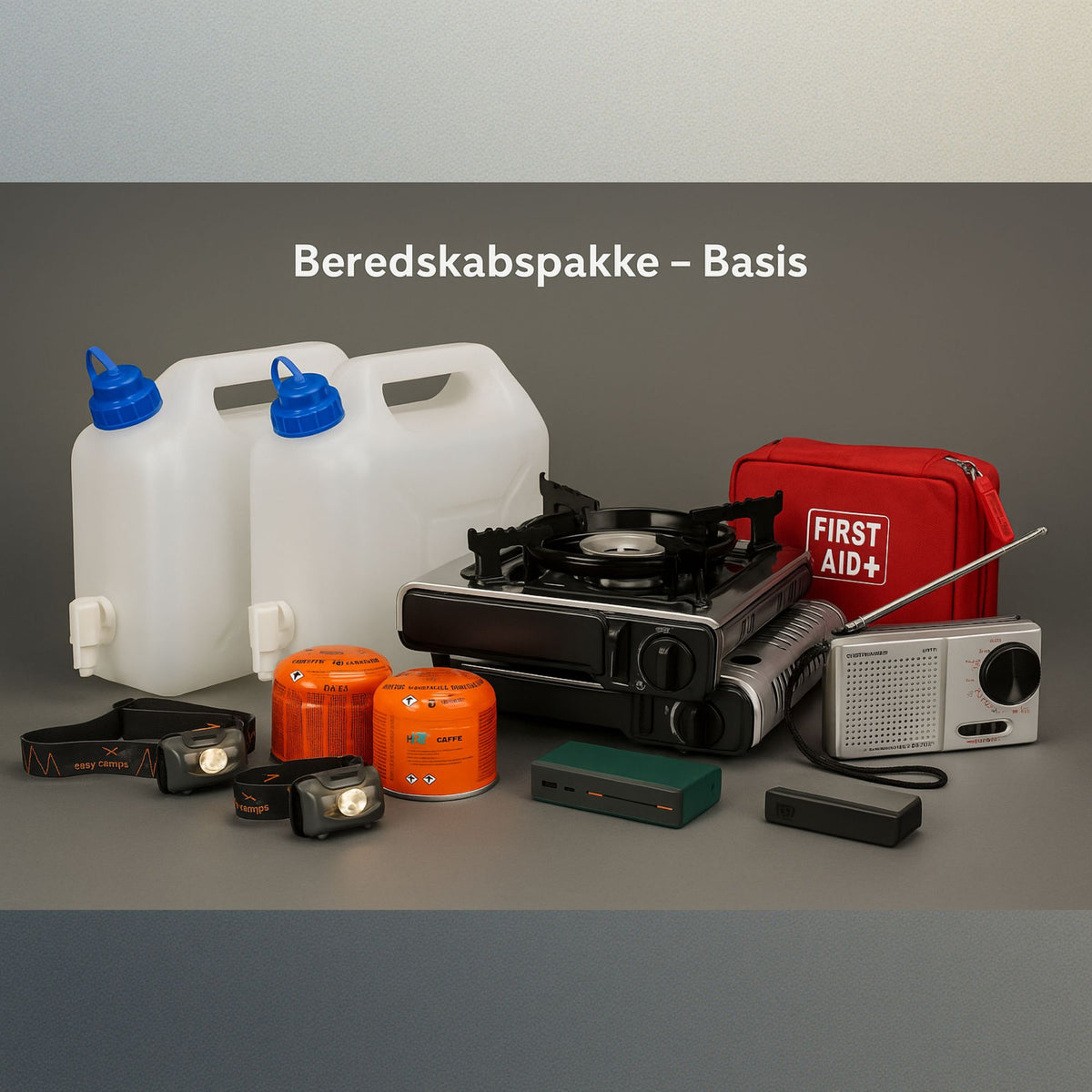 Basis Nødkit (1-2 personer / 72 timer)