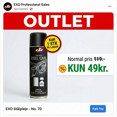EXO 70 Stainless Steel Care 500ml - GreenGoing