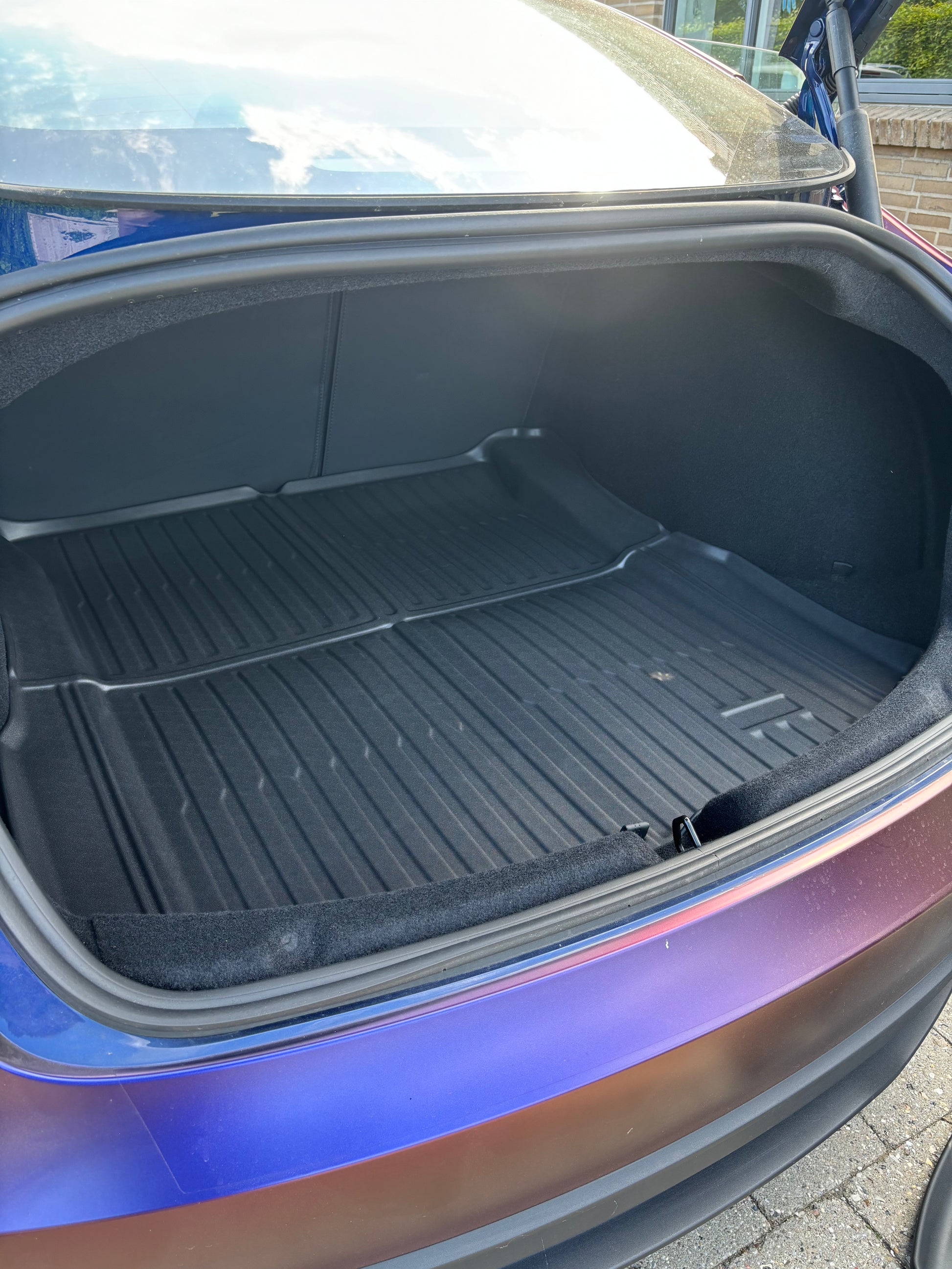 All weather bagagerumsmåtte/trunk til Tesla Model 3 Highland - GreenGoing