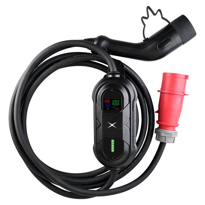 Avant transportabel lader elbil 11kW/16A CEE stik 7M - GreenGoing