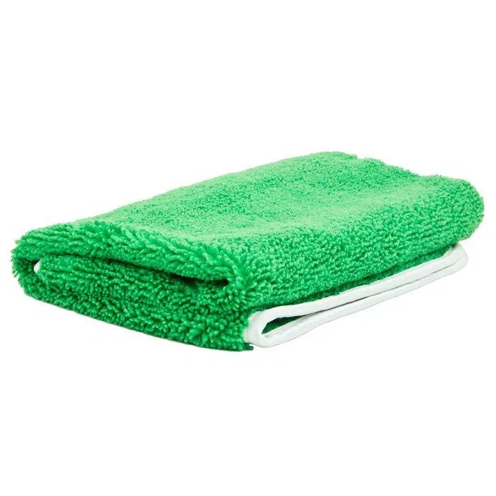 Monello Peluche Verde – grøn mikrofiberklud 45 × 45 cm - GreenGoing