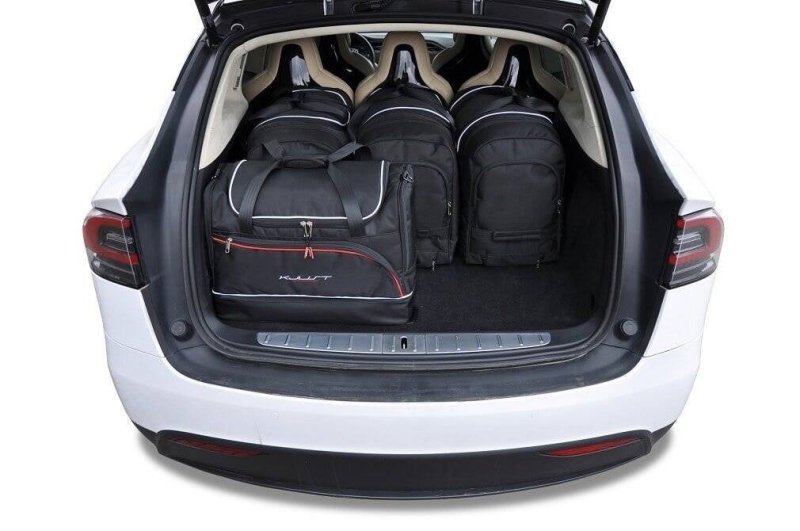 TESLA MODEL X EV 2016+ TASKESÆT TIL BAGAGERUM 7 STK - GreenGoing