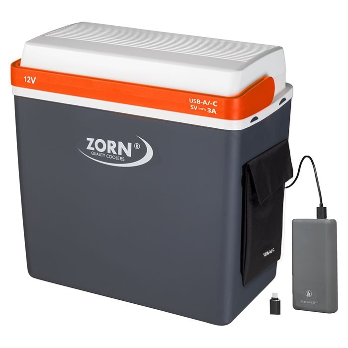 ZORN 21L Elektrisk Køleboks med USB - GreenGoing