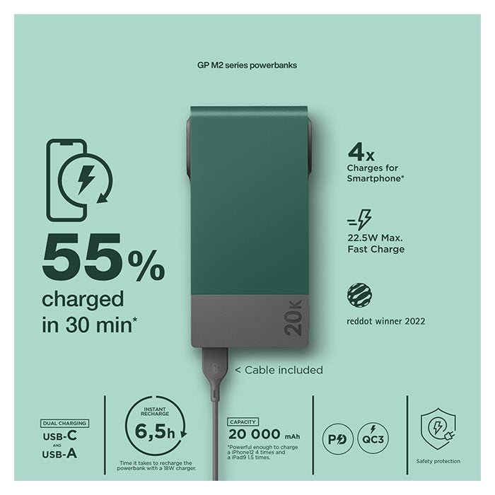 ZORN 30L elektrisk køleboks med Powerbank - GreenGoing